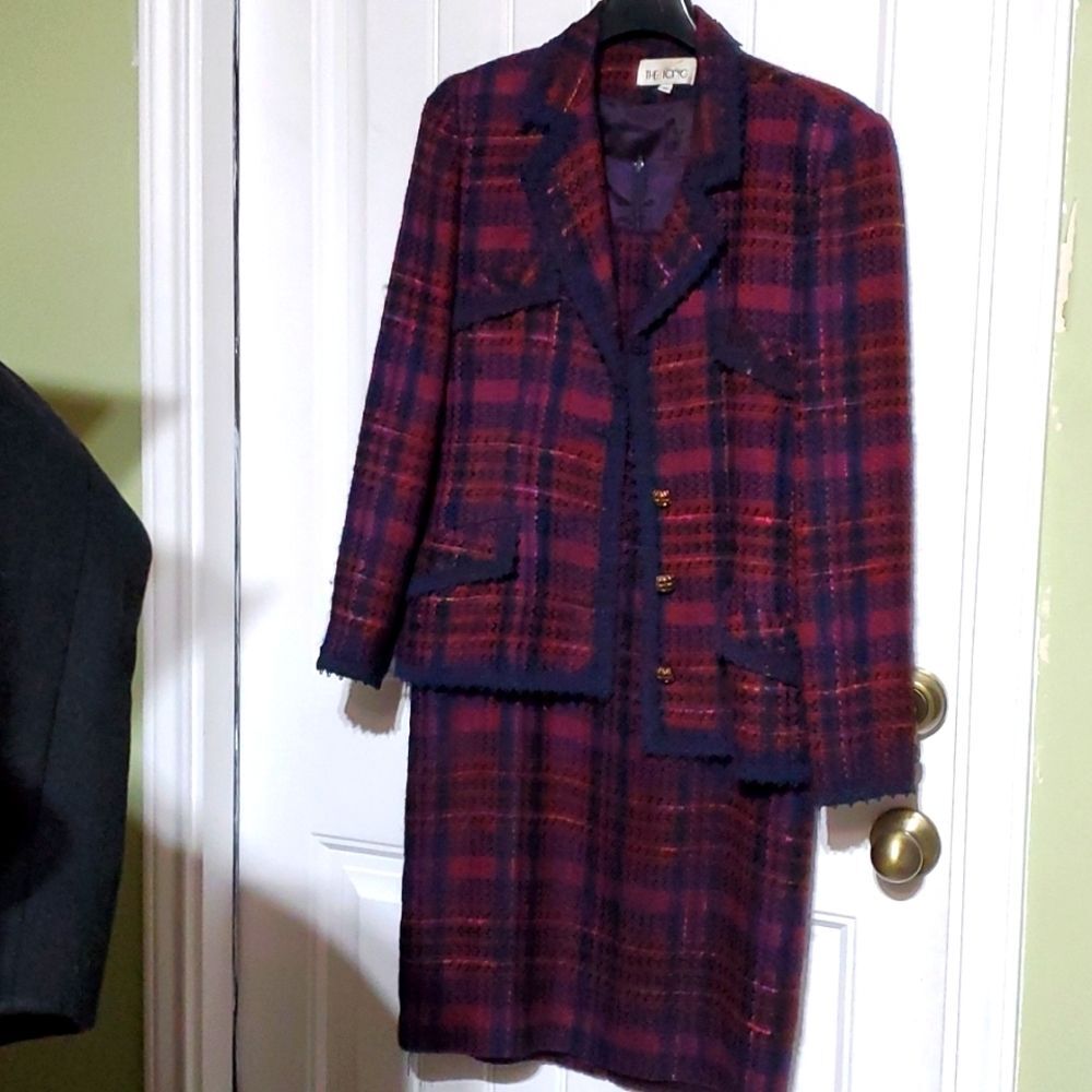 The Icing Size 6vTweed Dress Suit Made in USA - Picture 3 of 7